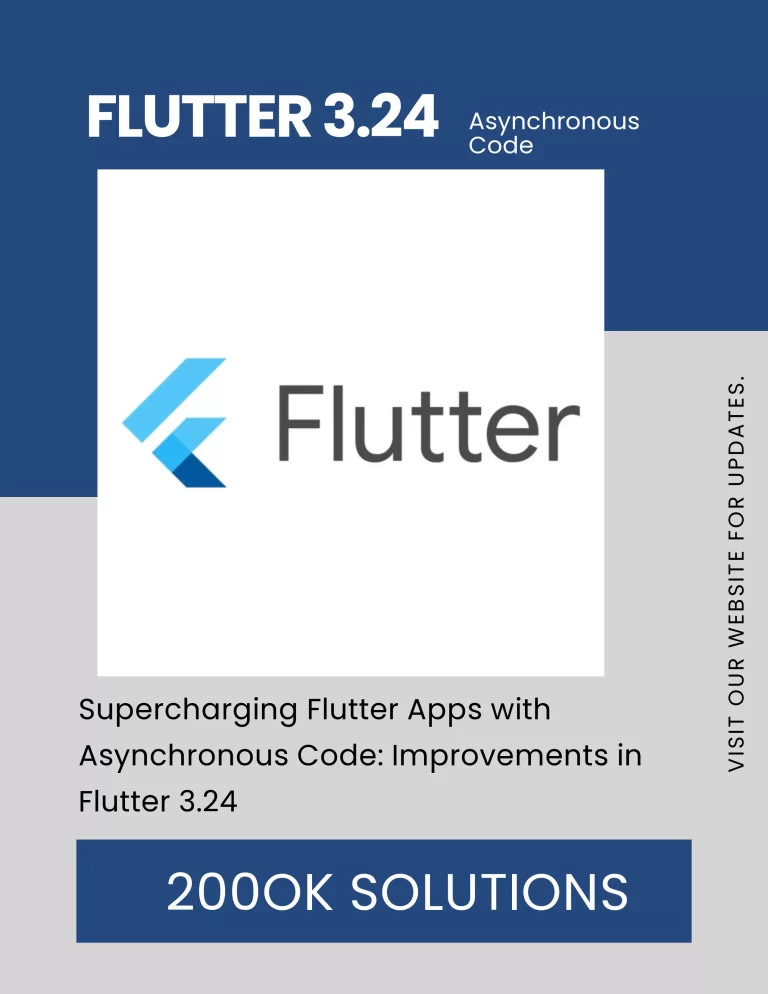 Supercharging Flutter Apps with Asynchronous Code: Improvements in Flutter 3.24