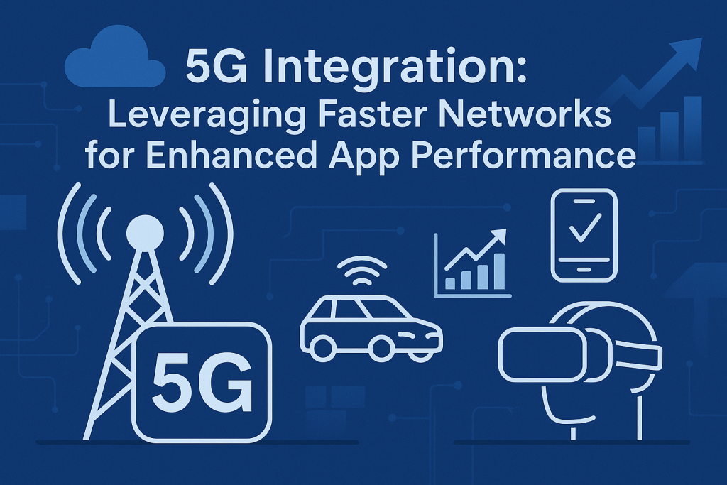 Infographic showing benefits of 5G in mobile applications.