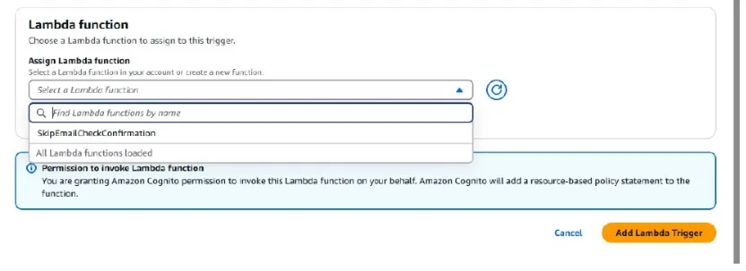 Laravel controller handling AWS Cognito registration and login