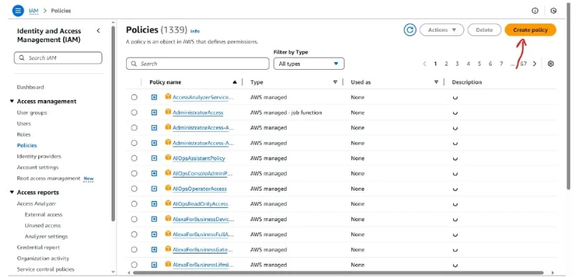 Access token and refresh token returned from AWS Cognito login