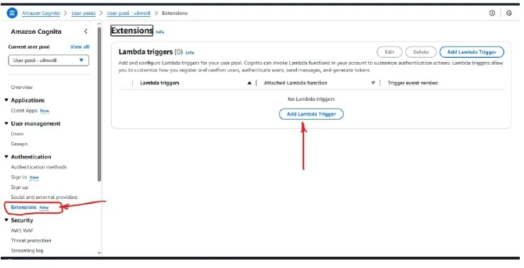 Attaching custom IAM policy to AWS Lambda execution role