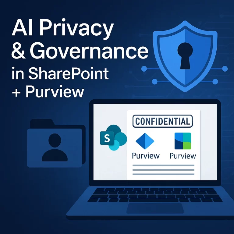 Securing Sensitive Content: AI Privacy & Governance in SharePoint + Purview